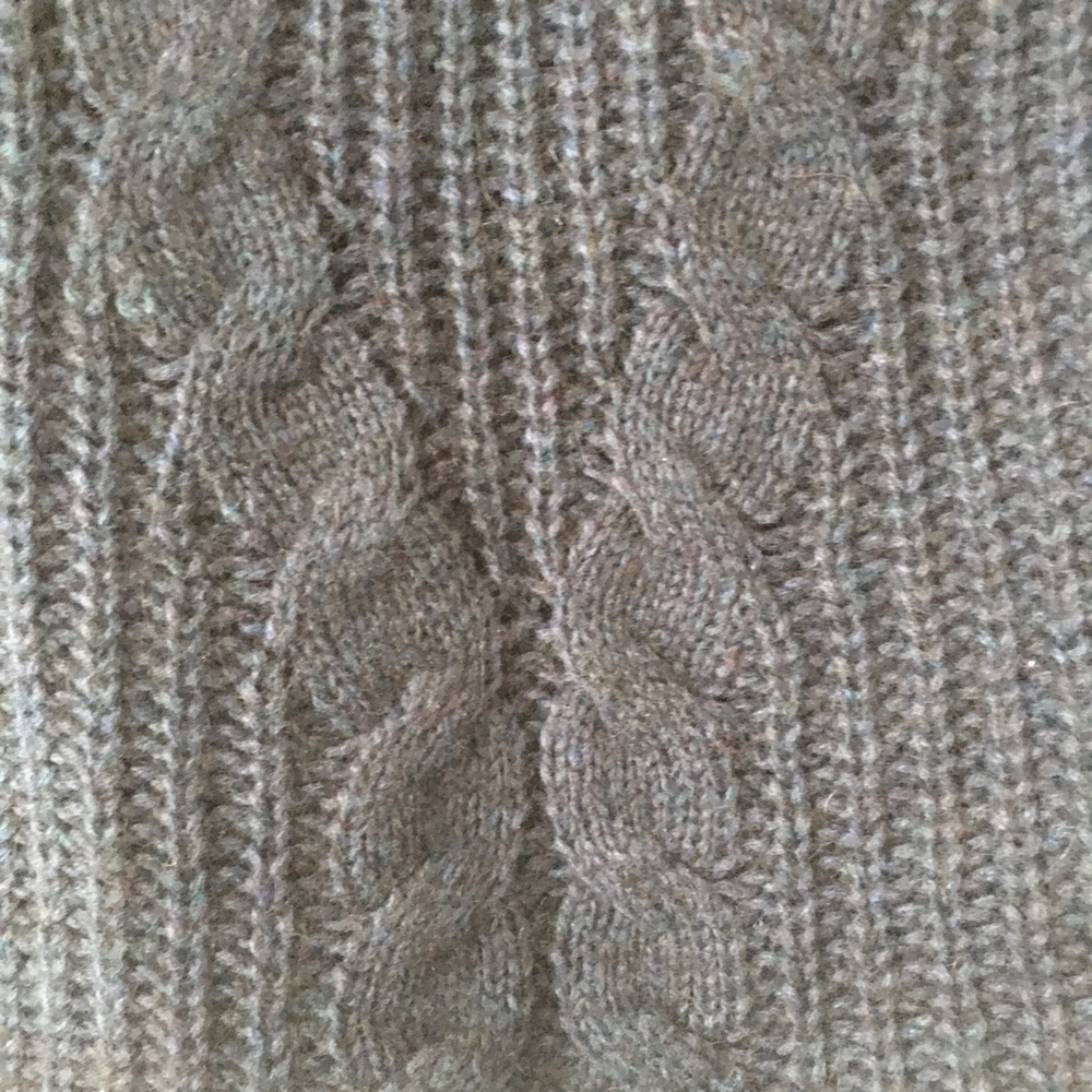 Navy Cable Design Sweater - Picture 2 of 5